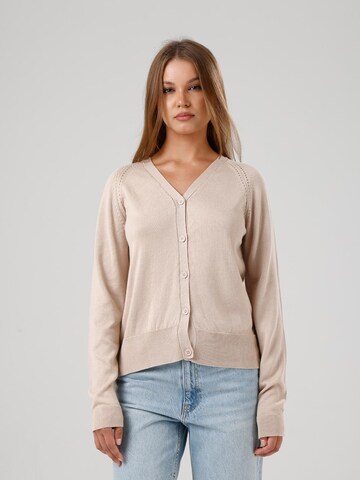 GORG Knit Cardigan in Beige