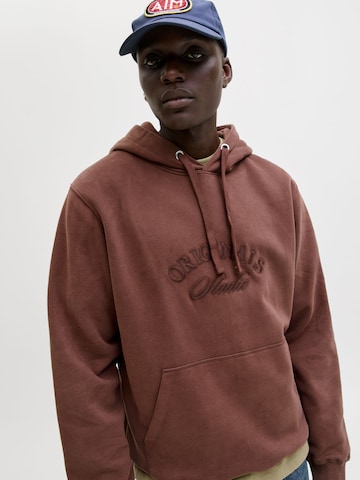 JACK & JONES Sweatshirt 'JORBLEECKER' in Brown