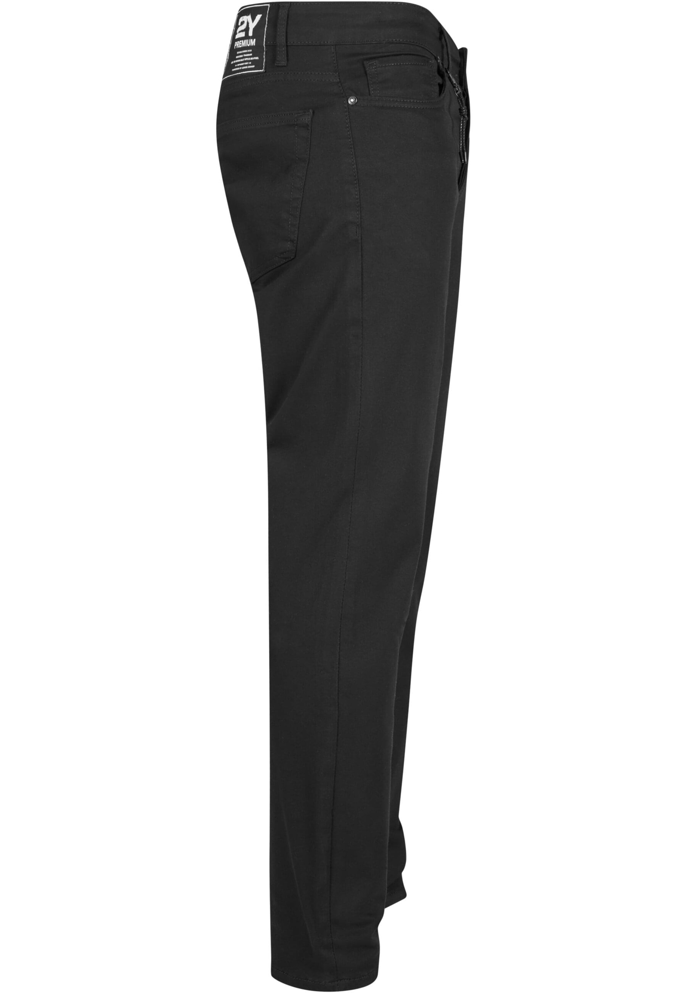 2Y Premium Regular Jeans in Zwart