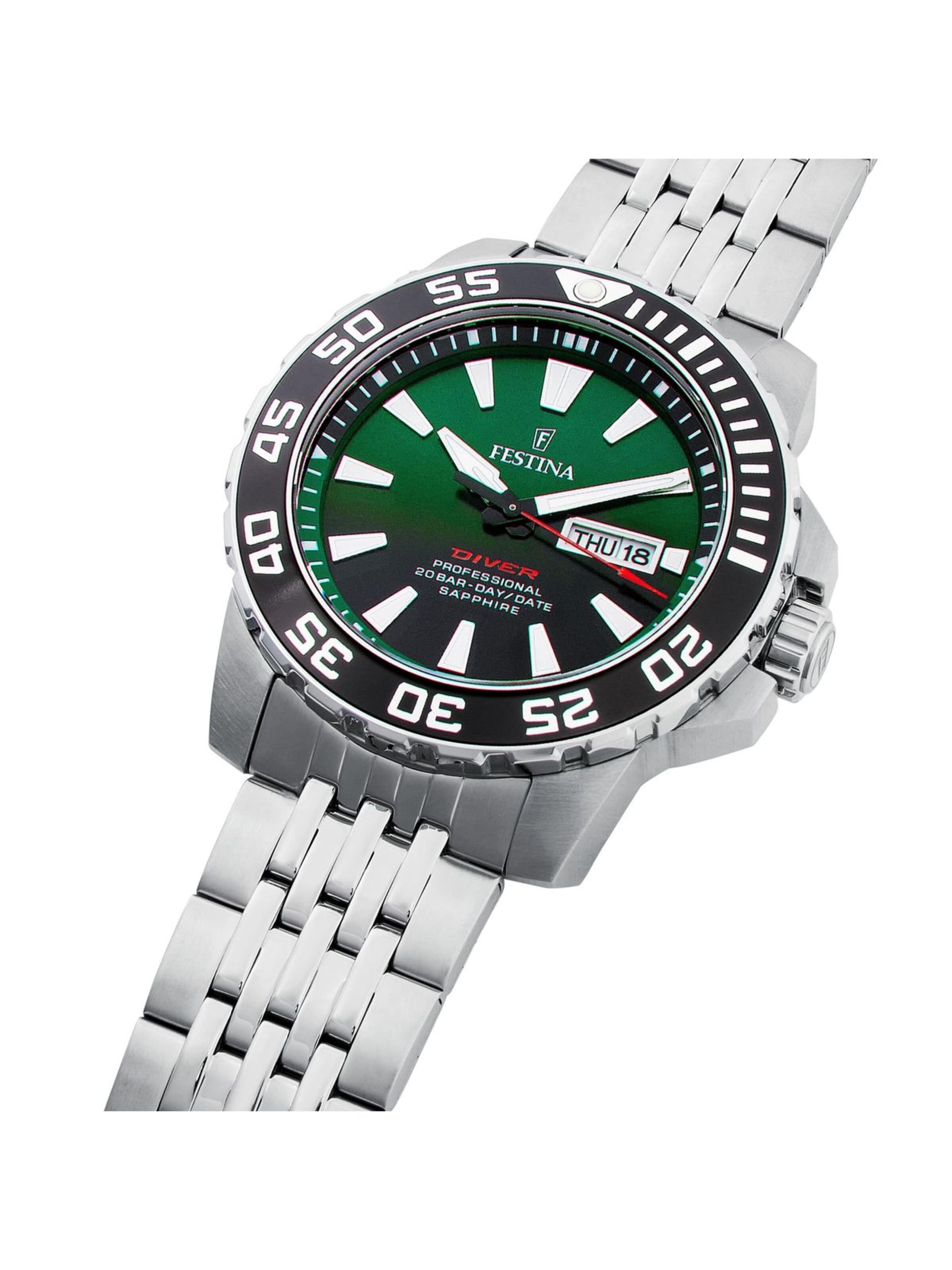 Montre à affichage analogique FESTINA en vert