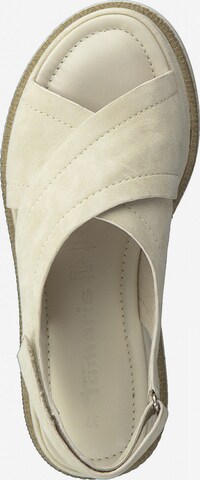 TAMARIS Sandale in Beige