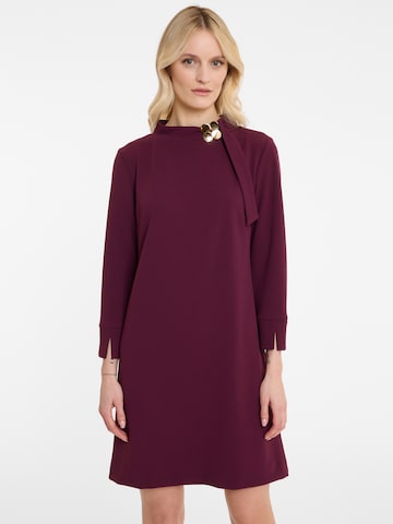 Ana Alcazar Jurk 'Adora' in Lila: voorkant