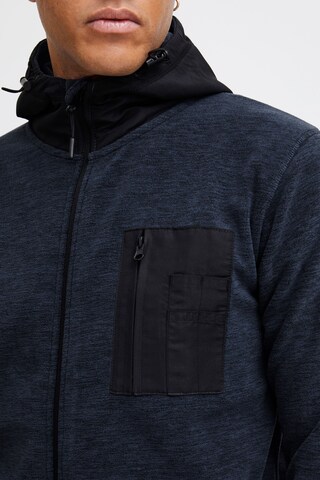 INDICODE JEANS Fleece jas 'Wilmot' in Blauw