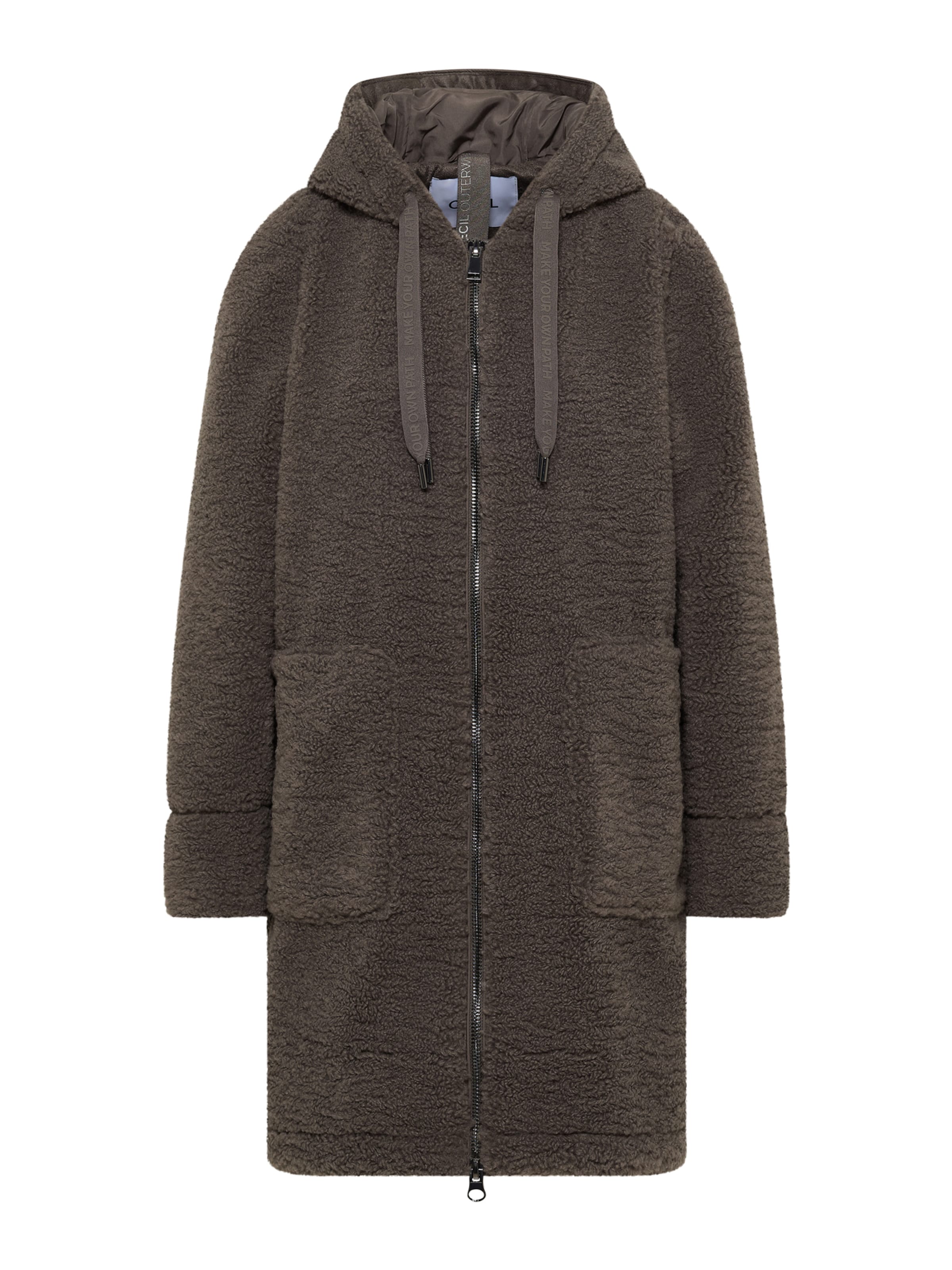 CECIL Prehoden plašč | rjava barva: sprednja stran