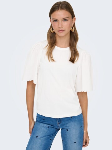 ONLY Shirt 'ONLVERONIKA' in White: front