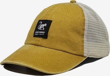 Surf Monkey - Gorra deportiva en amarillo: frente