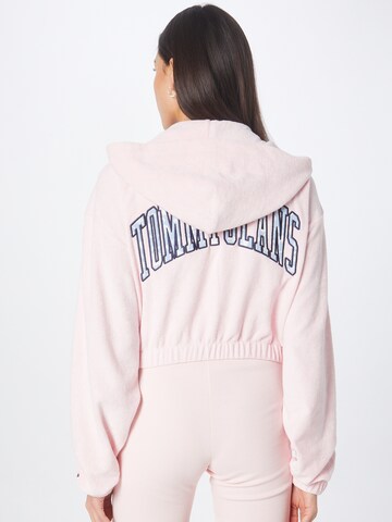 Tommy Jeans - Sudadera con cremallera en rosa