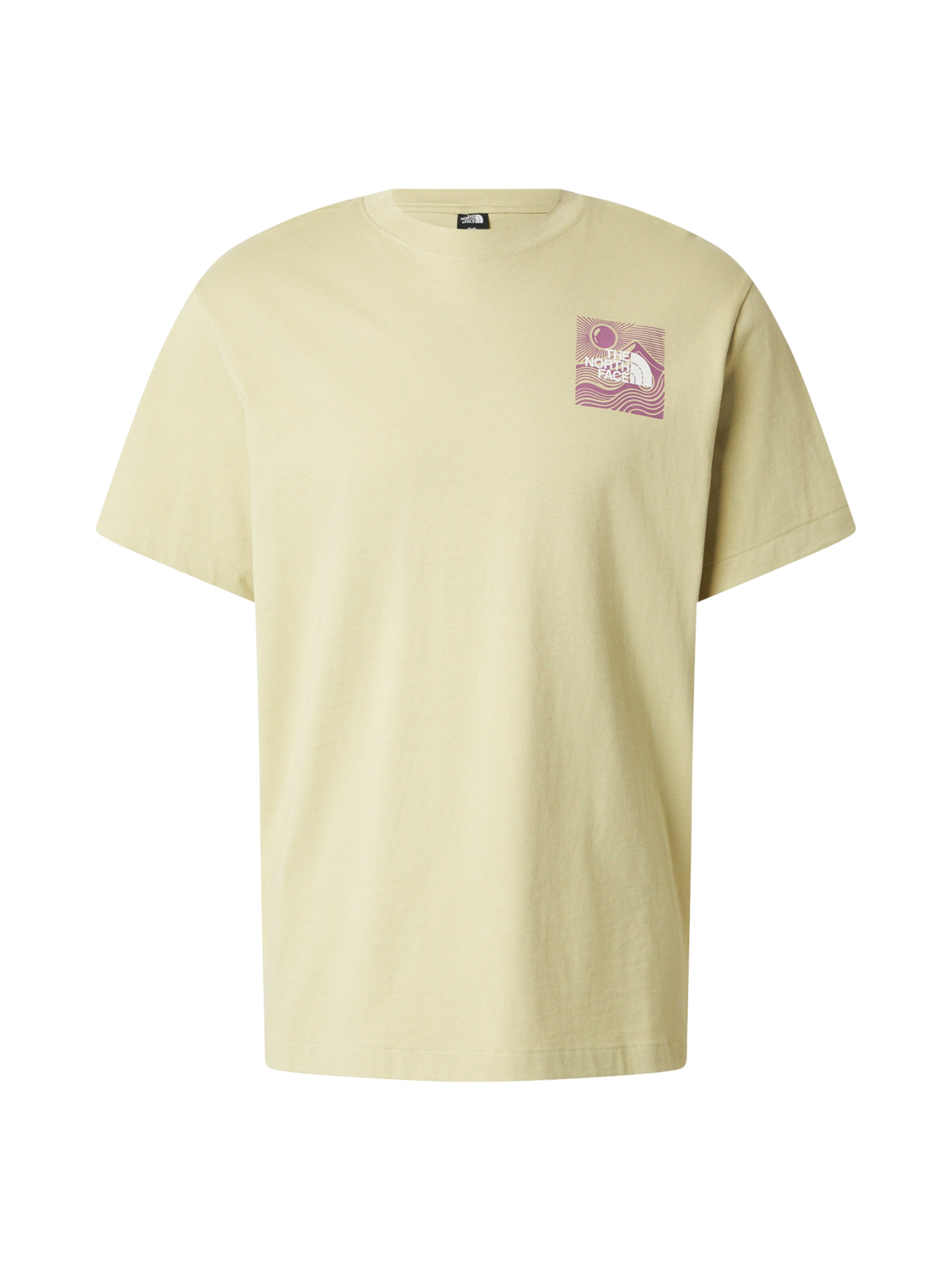 THE NORTH FACE T-Shirt 'MOUNTAIN ESCAPE' in Gelb: Vorderseite