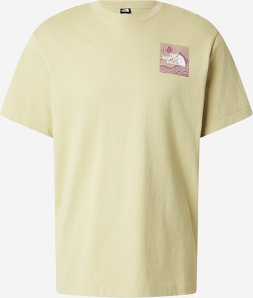 THE NORTH FACE T-Shirt 'MOUNTAIN ESCAPE' in Gelb: Vorderseite