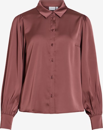 VILA Bluse 'VIEnna' in Braun: Vorderseite