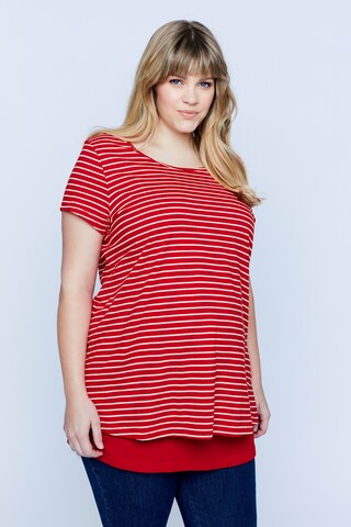 Ulla Popken Shirt in Red: front