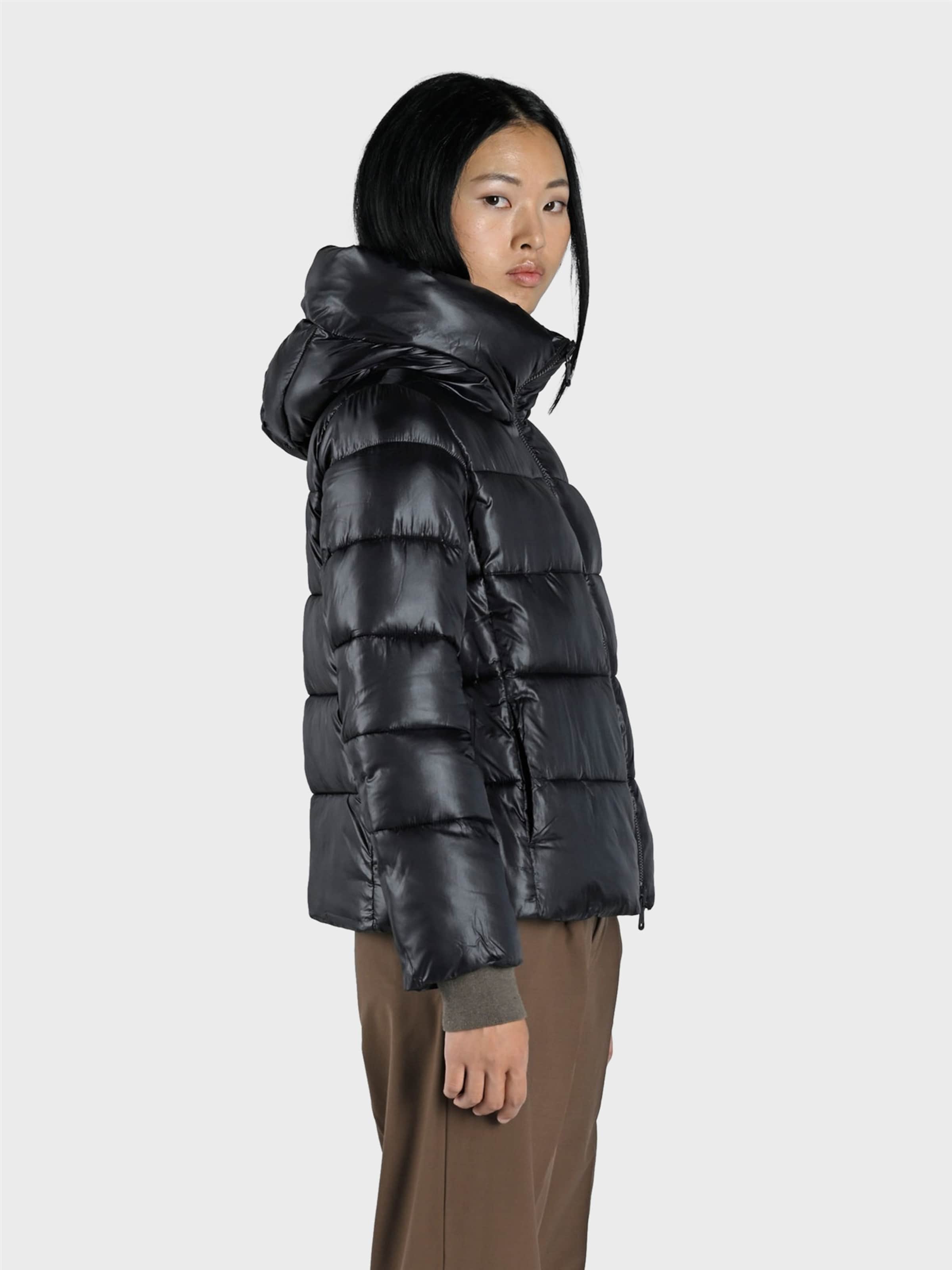 Canadian Classics Winterjas ' BRETON ' in Zwart: voorkant