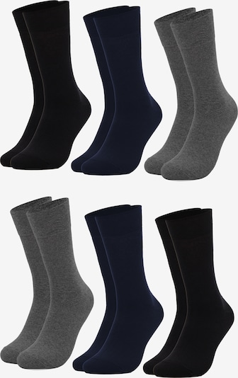 Occulto Sokken 'Jordan' in de kleur Navy / Donkergroen / Zwart, Productweergave