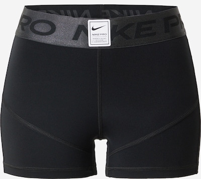 Pantaloni sport NIKE pe negru / alb, Vizualizare produs