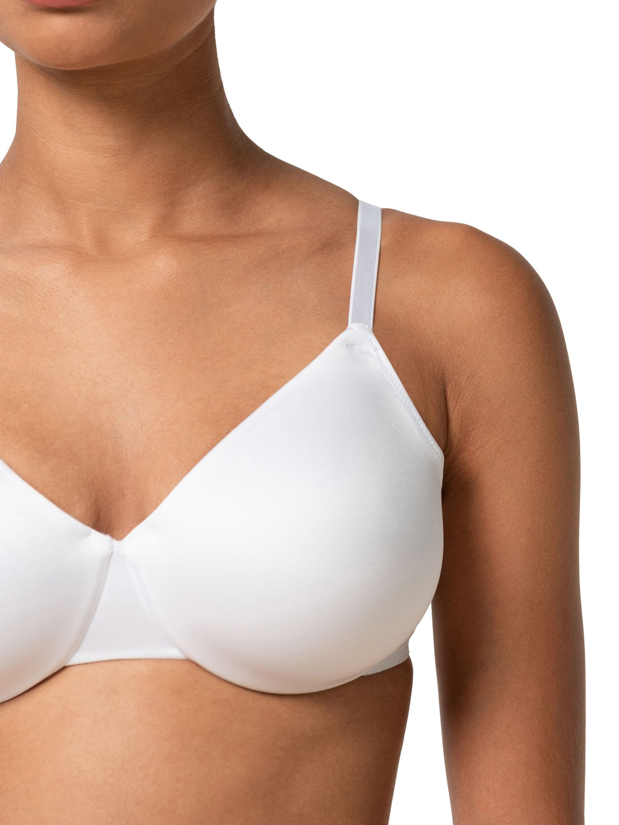 TRIUMPH T-shirt BH ' Soft Sensation ' in Wit