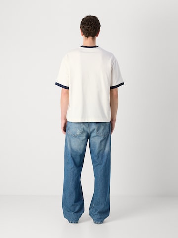 Maglietta di Calvin Klein Jeans in beige: dietro