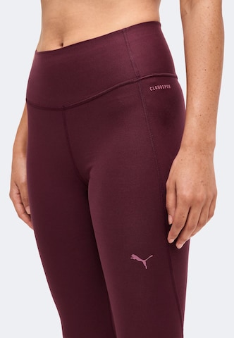 PUMA Skinny Sportnadrágok 'CLOUDSPUN' - piros