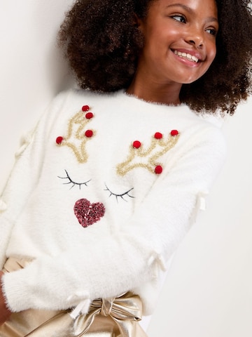 Lipsy Sweater 'Christmas' in Beige
