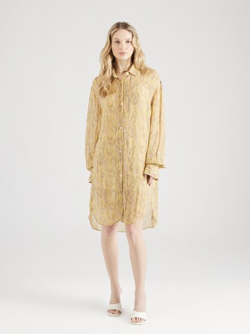 BOSS Shirt Dress 'Bareid_1' in Yellow: front