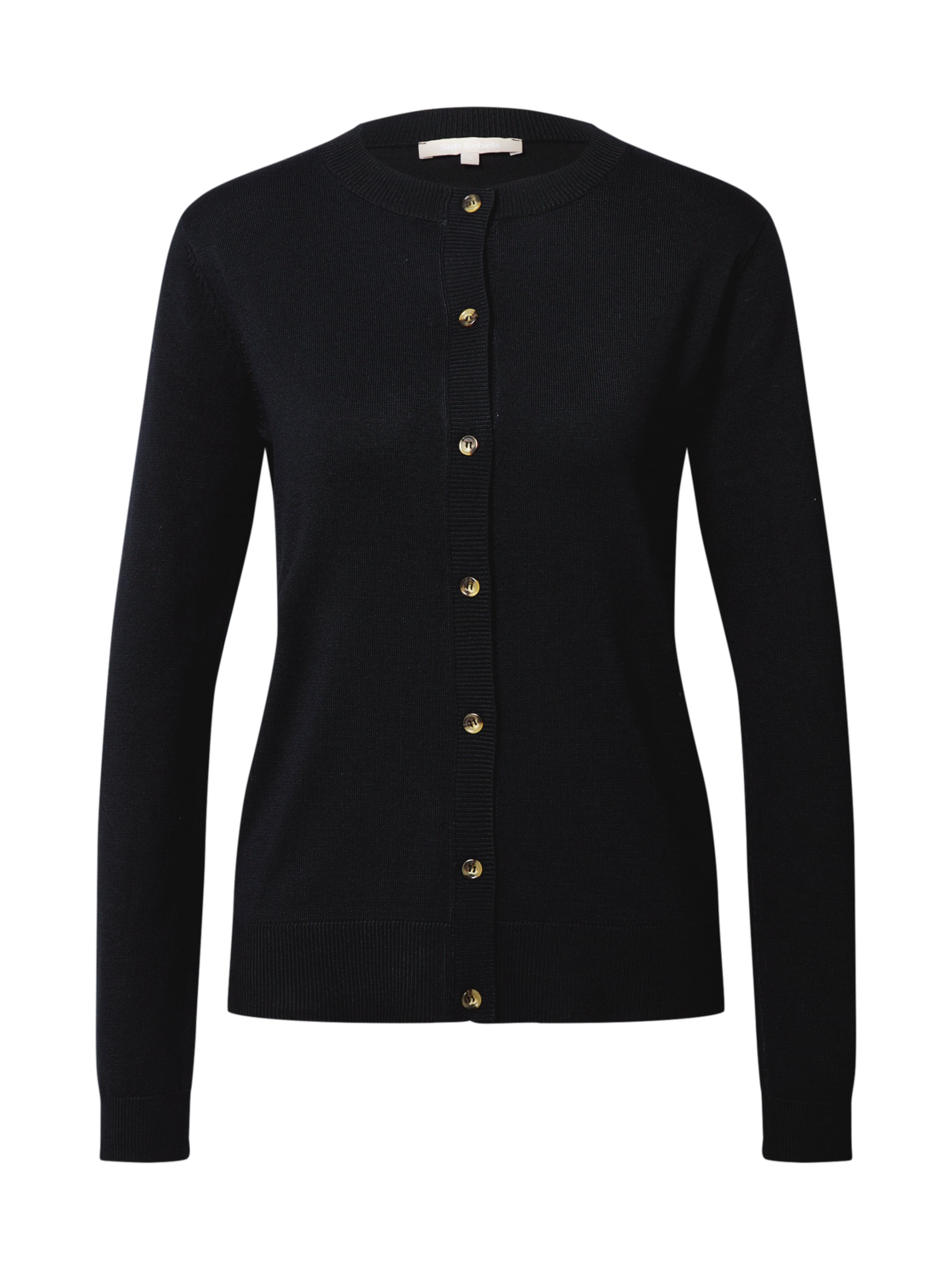 Cardigan 'Marla' Soft Rebels en noir : devant