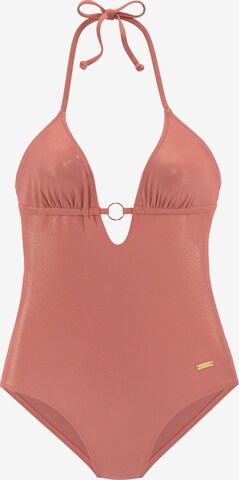 LASCANA Swimsuit in Orange: front