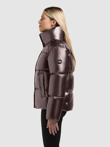 khujo Winterjas 'Rinja3 Shiny' in Lila