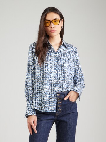 Camicia da donna di Sisley in blu: frontale