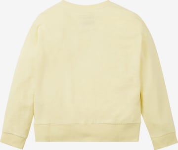 TOM TAILOR Sweatshirt in Yellow