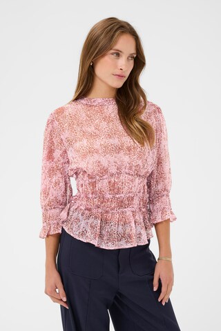 Chemisier 'OlexandraSZ' SAINT TROPEZ en rose : devant