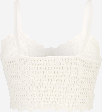 Monki Knitted Top in White