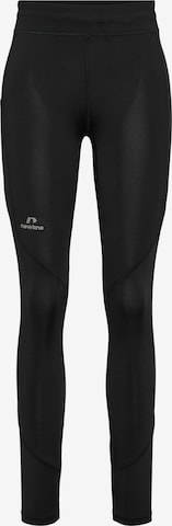 Skinny Pantalon de sport Newline en noir : devant