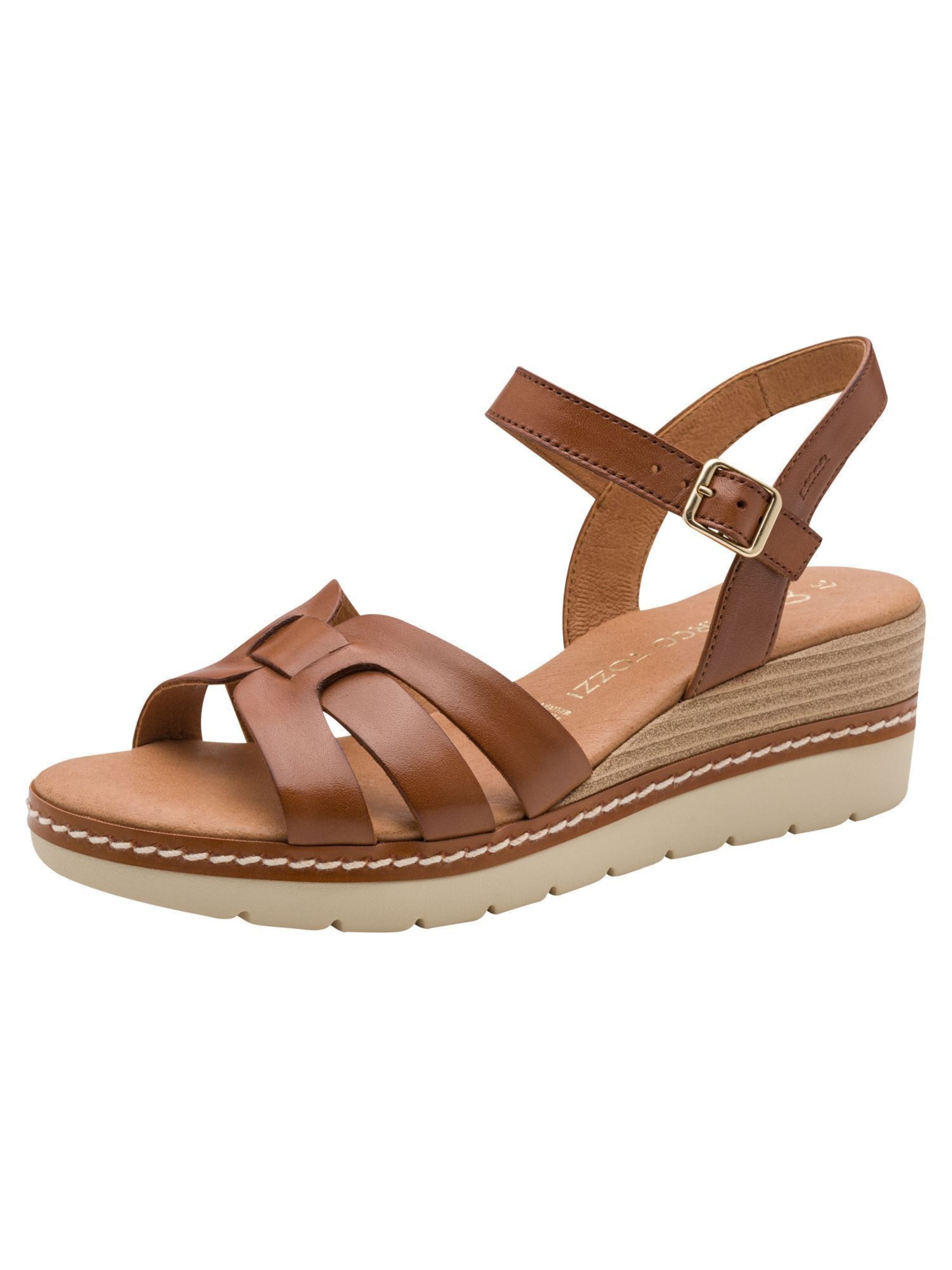 Sandales MARCO TOZZI en marron : devant