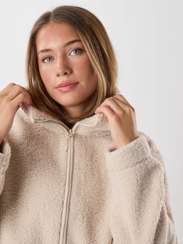 Denim Factory Fleece jas 'Denver' in Wit