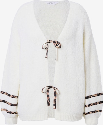 Studio Untold Strickjacke in Weiß: Vorderseite