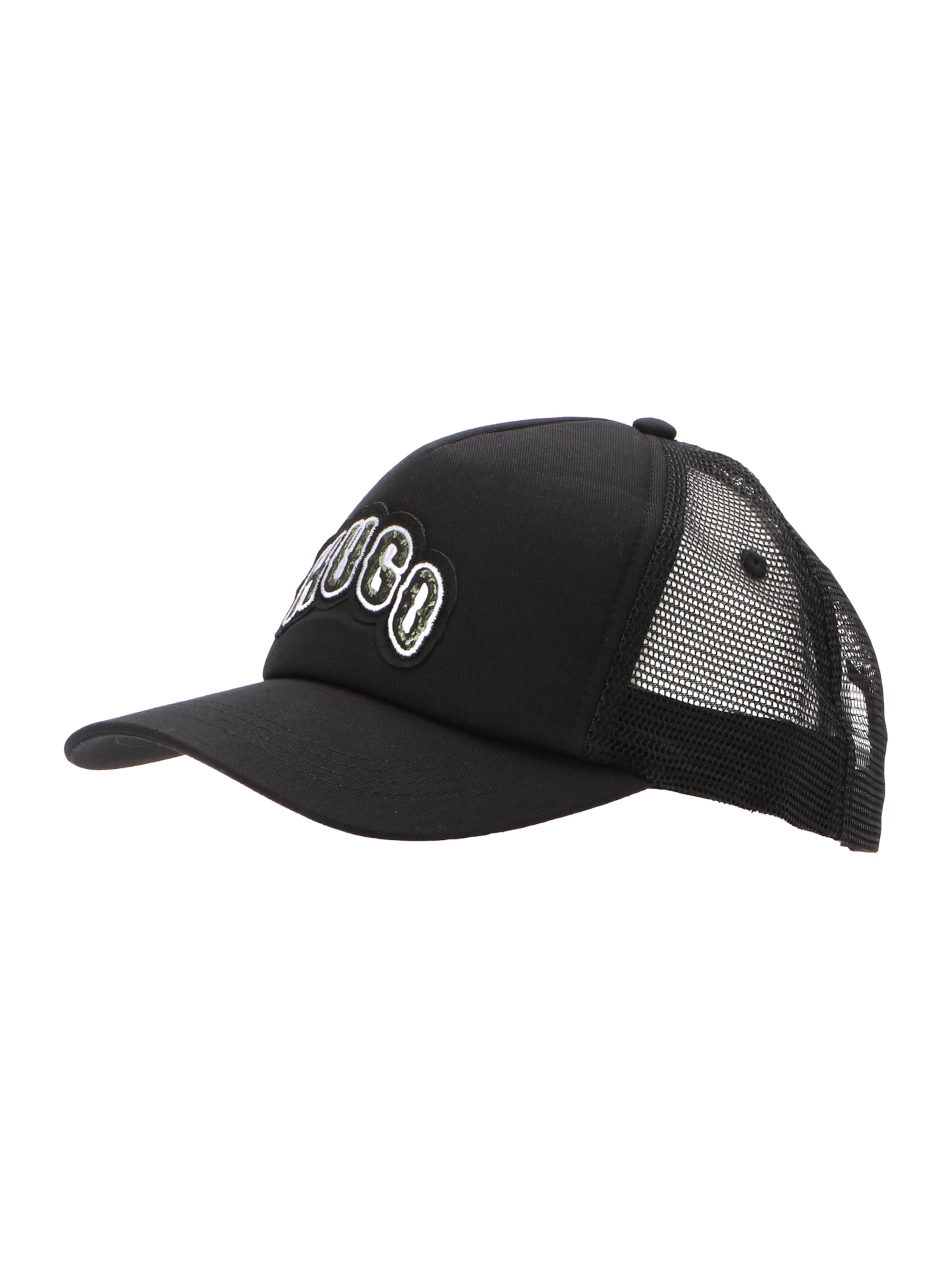 HUGO - Gorra 'Marsel' en negro: frente