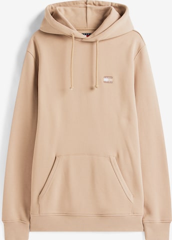 Felpa di Tommy Jeans in beige: frontale