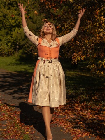 INNA.Trachten Dirndl 'Marille' in Orange