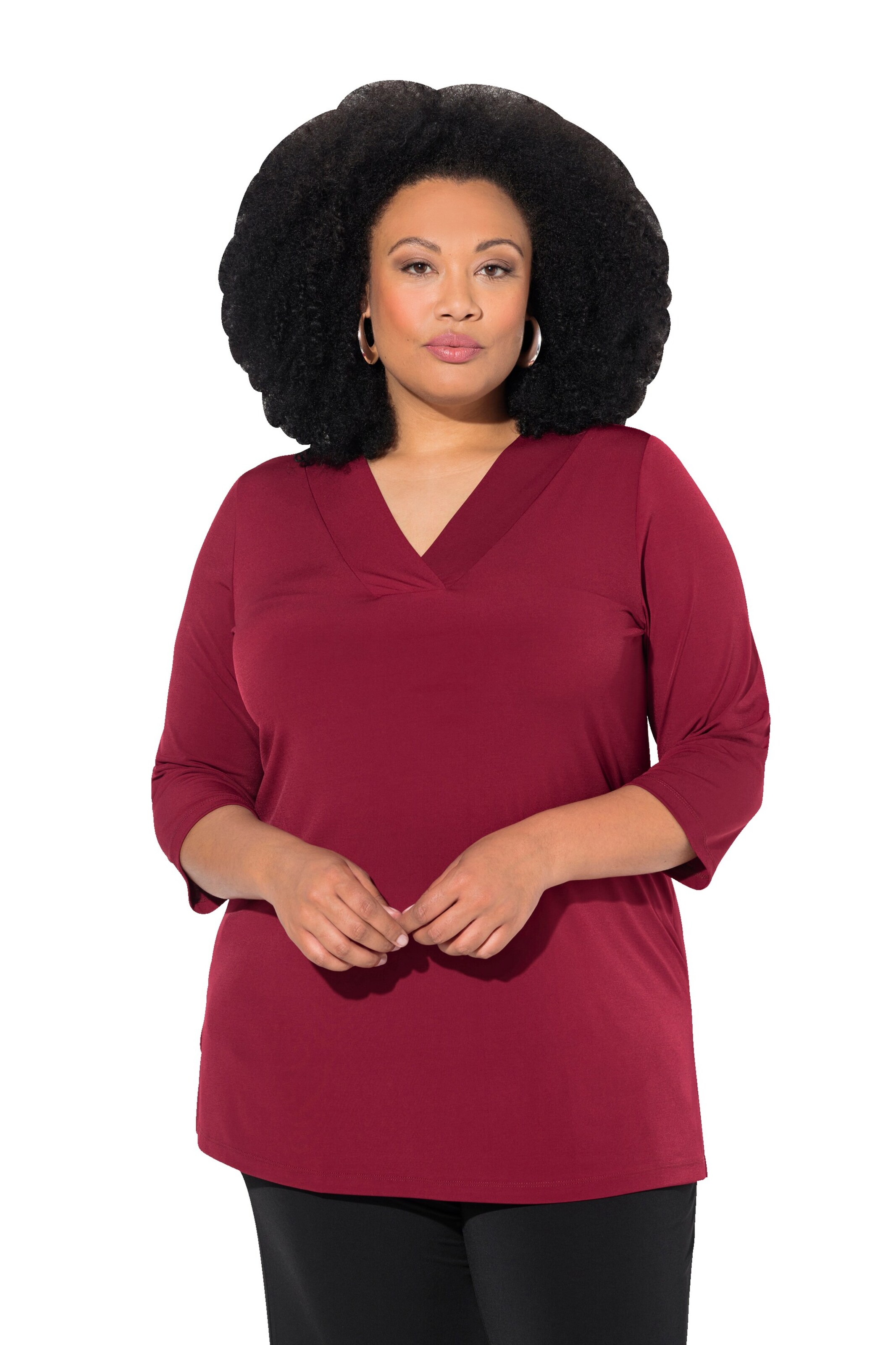 Ulla Popken Shirt in Red: front