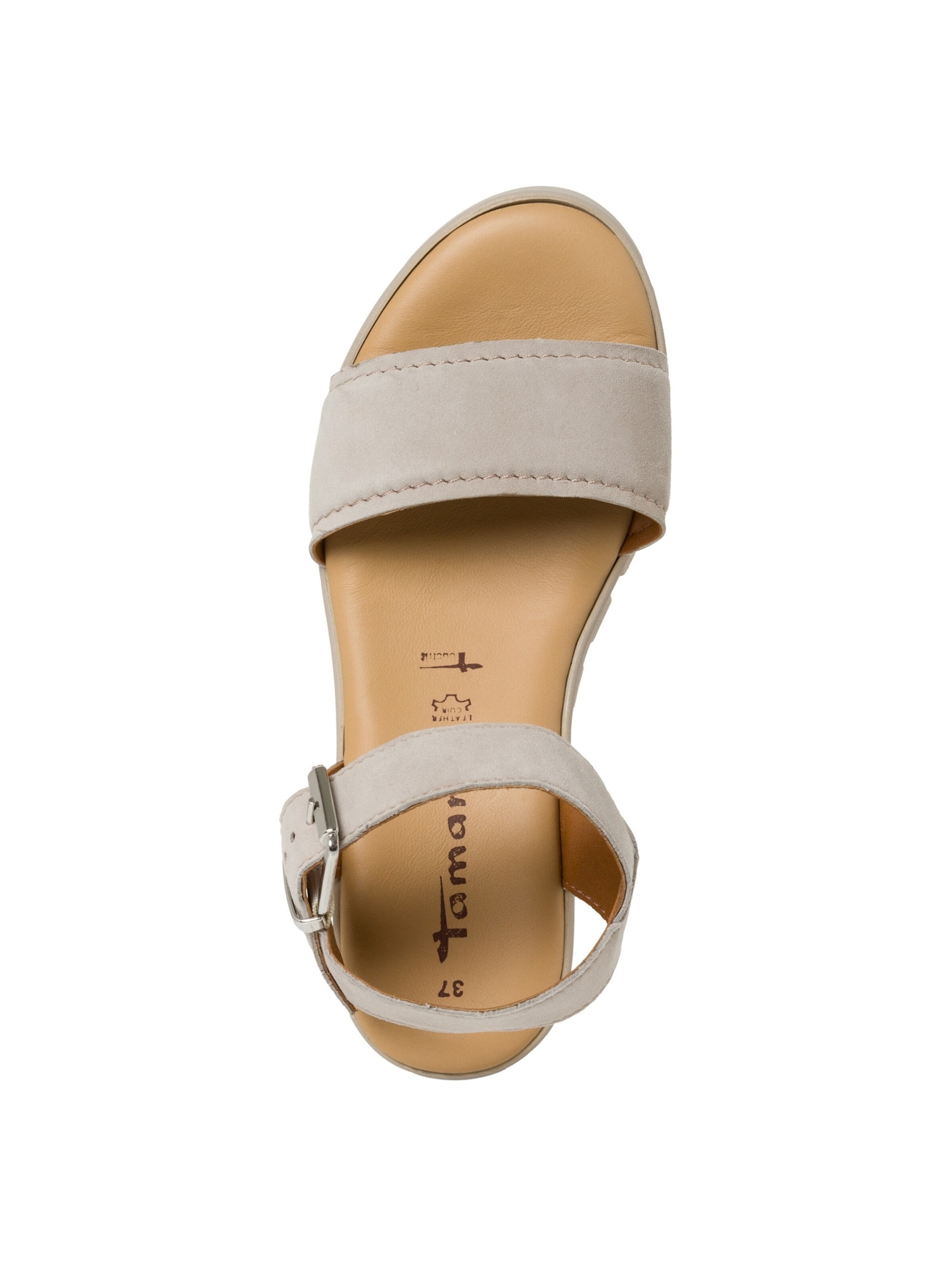 Tamaris Strap sandal in Beige