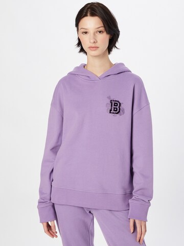 BOSS Orange Sweatshirt 'Ebelight' in Lila: voorkant