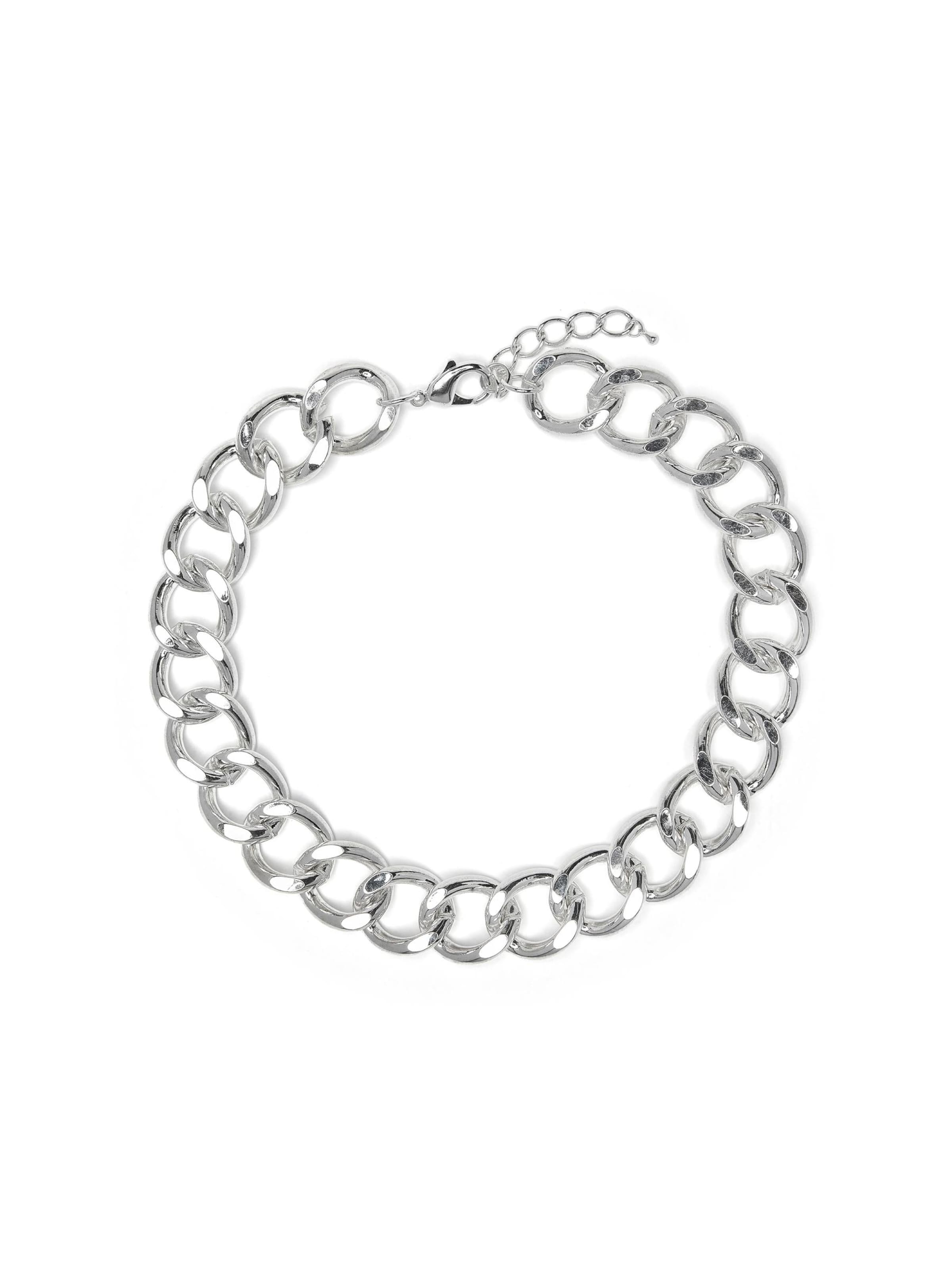 Luxenter Kette 'Moba'‌‌‌‌‌‌‌‌‌ in Silber: Vorderseite