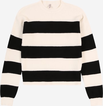 ONLY GIRLS Sweater 'KOGFRANCA' in Black: front