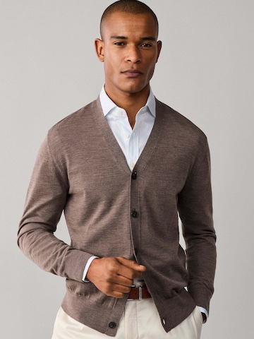 Hackett London Strickjacke 'ESS' in Beige