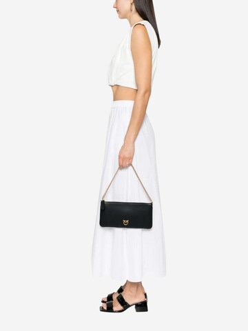 PINKO - Cartera 'NEW HORIZONTAL FLAT VITELLO SE 107669 A0F1' en negro
