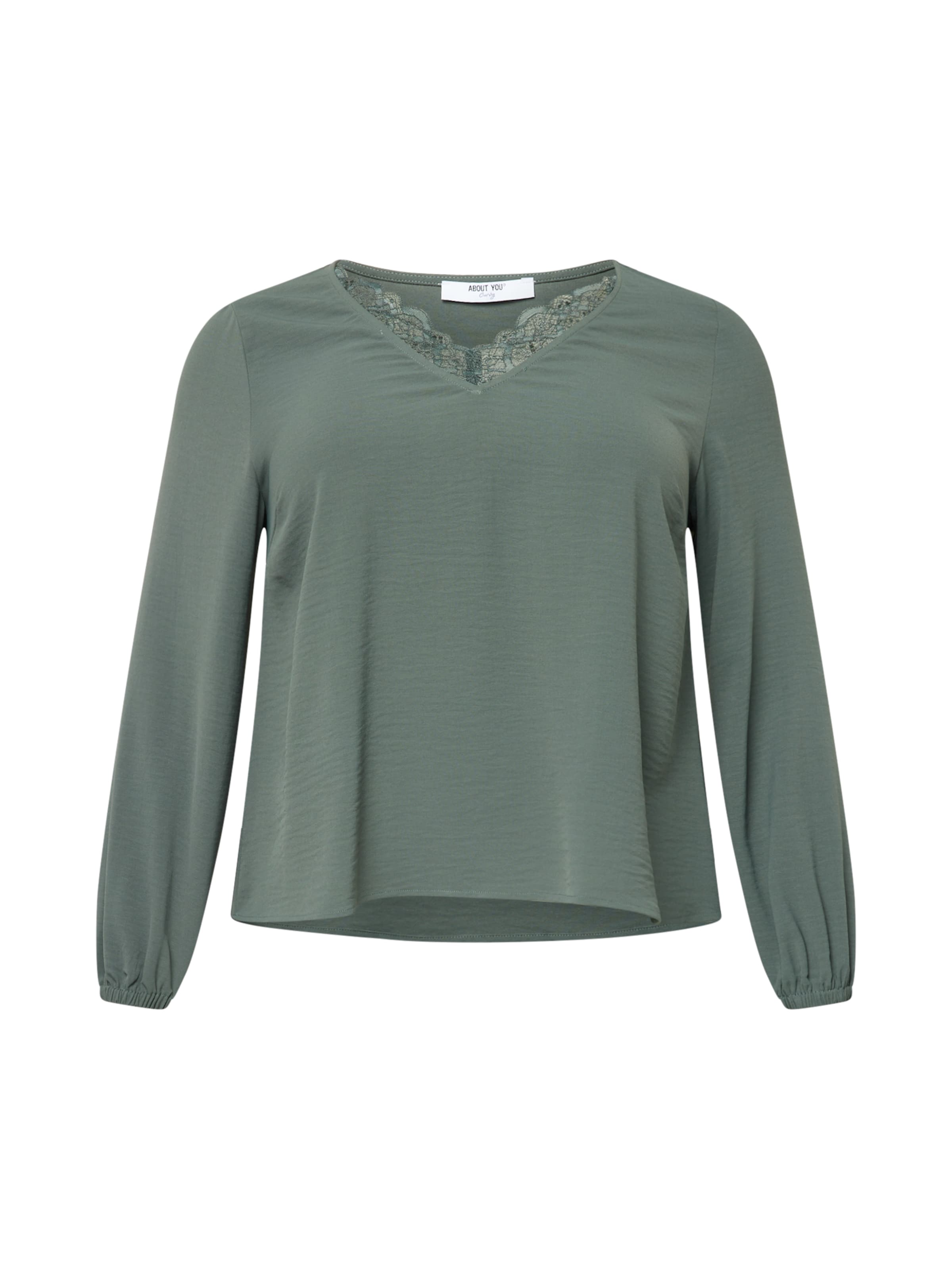 ABOUT YOU Curvy - Túnica &#x27;Ivana&#x27; en verde: frente