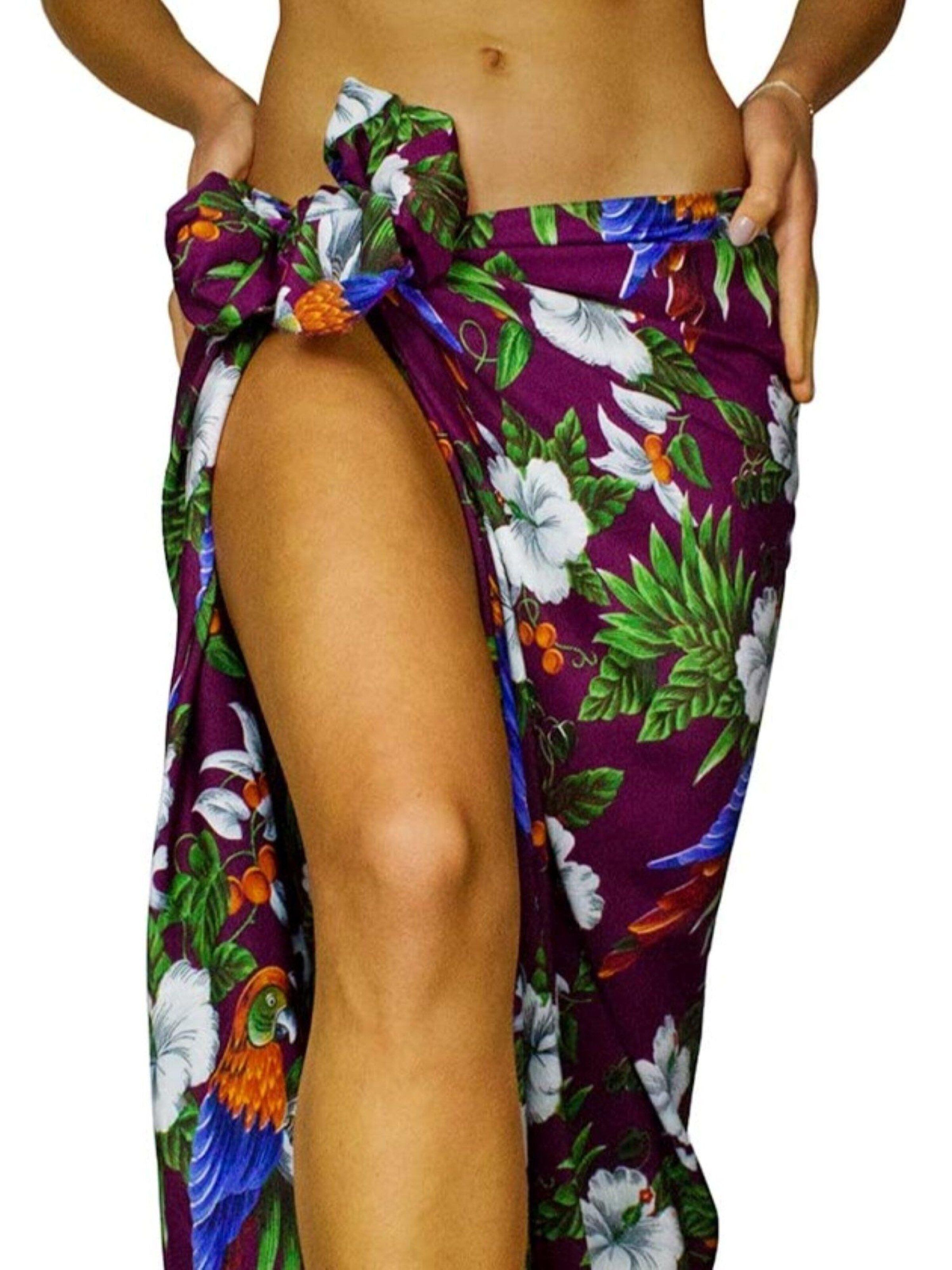 King Kameha Strandtuch 'Cherryparrot'‌‌‌‌‌‌‌ in Rot