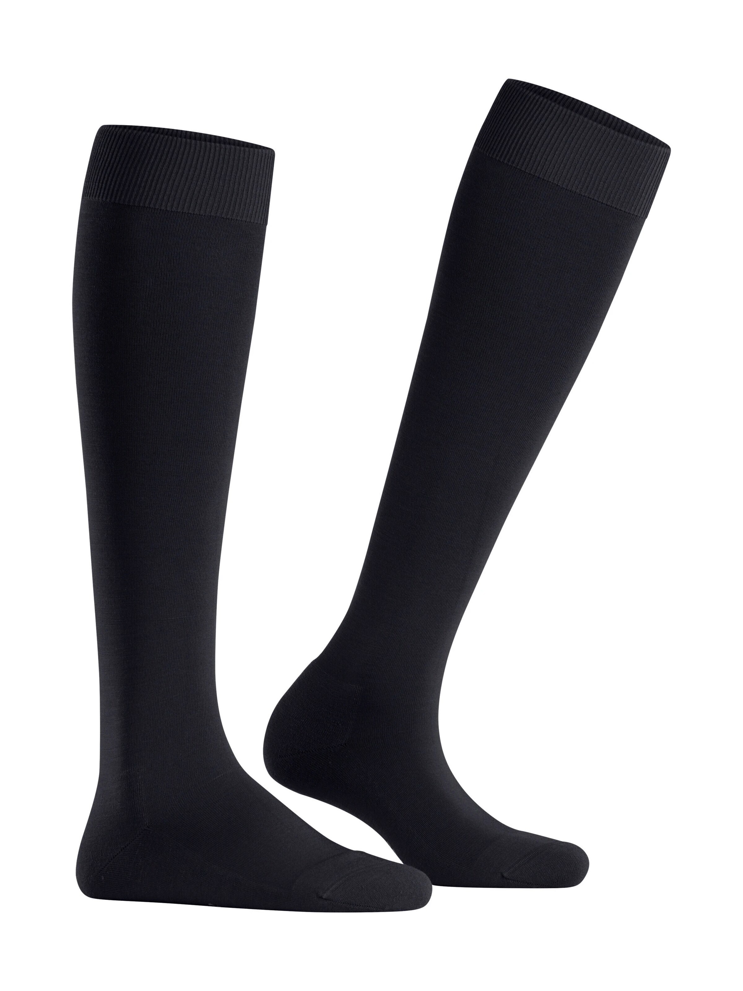 FALKE Knee High Socks 'ClimaWool' in Blue