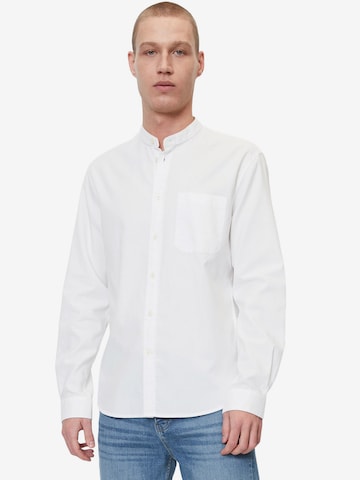 Regular fit Camicia di Marc O'Polo DENIM in bianco: frontale