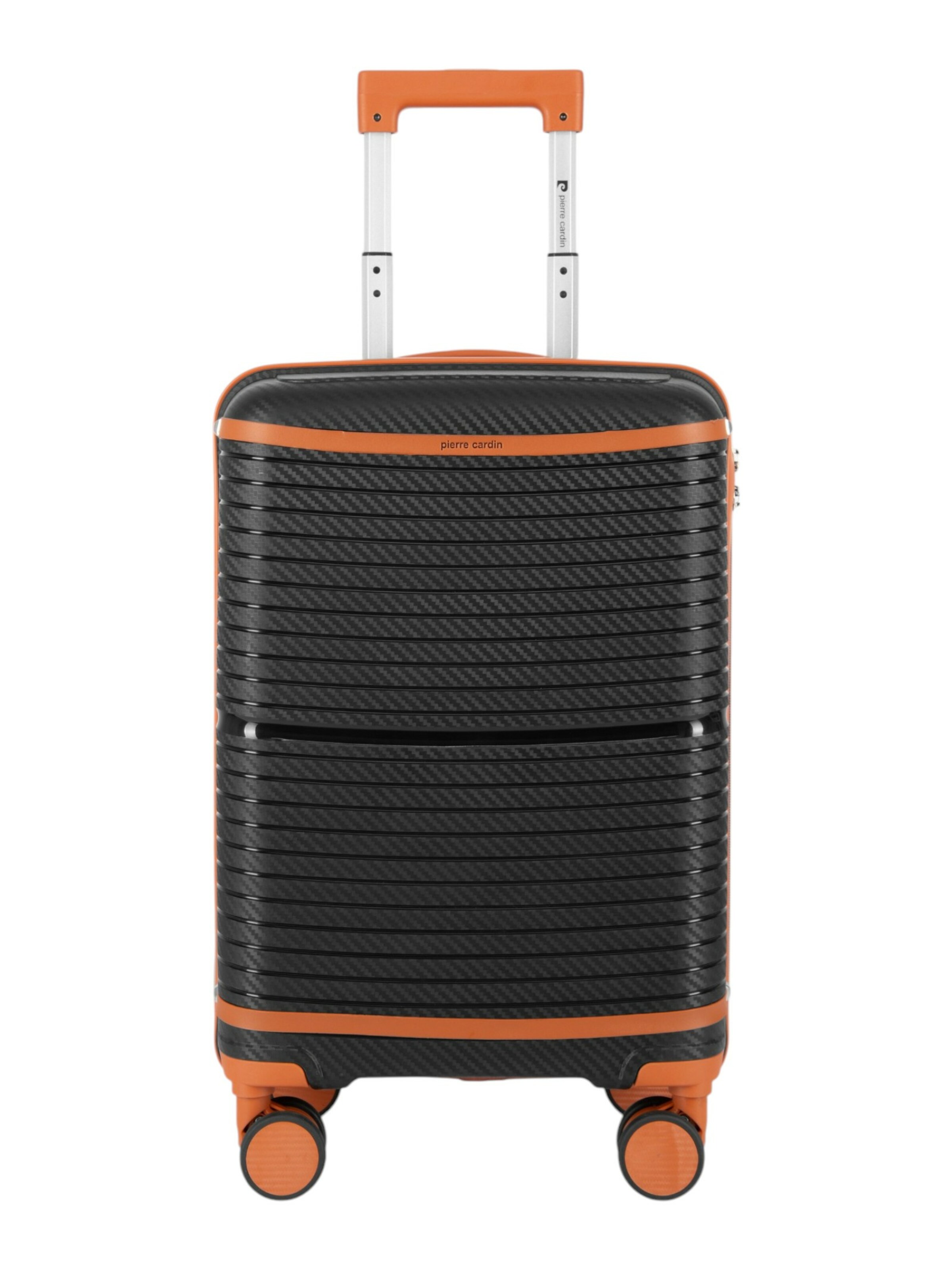 PIERRE CARDIN Suitcase 'JOY' in Black: front