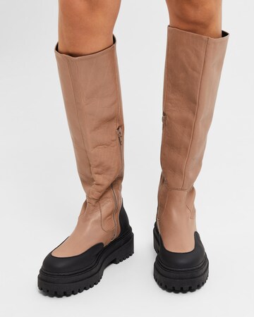 Bottes 'Asta' SELECTED en beige